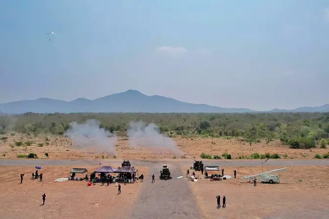 Royal Thai Army Bofors 40mm L/70 OES with New Fire Control System