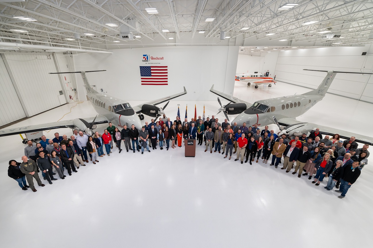 Textron Aviation Special Missions Begins Deliveries of US Navy Beechcraft King Air 260 Multi Engine Training System (METS) Aircraft