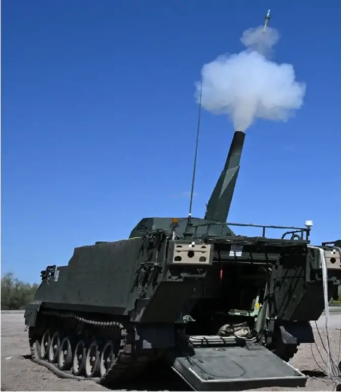 US Army Yuma Proving Ground Testing NeMo Modular Turreted Mortar System (MTMS)