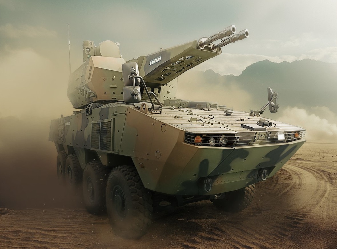 ASELSAN to Debut KORKUT Air Defense System on 8×8 Vehicle at Eurosatory 2024