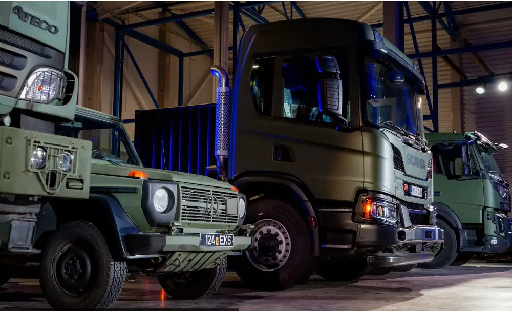 Estonian Defence Forces to Acquire 265 Military Vehicles from Scania