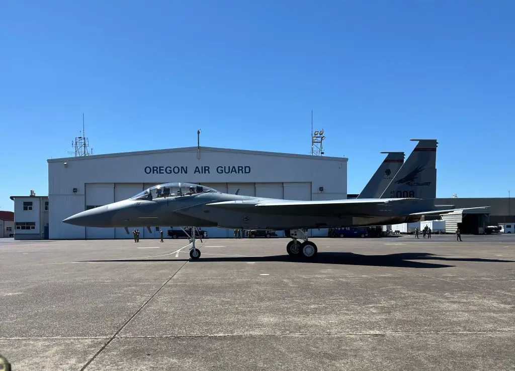 First Operational Boeing F-15EX Eagle II Delivered to Portland Air National Guard Base