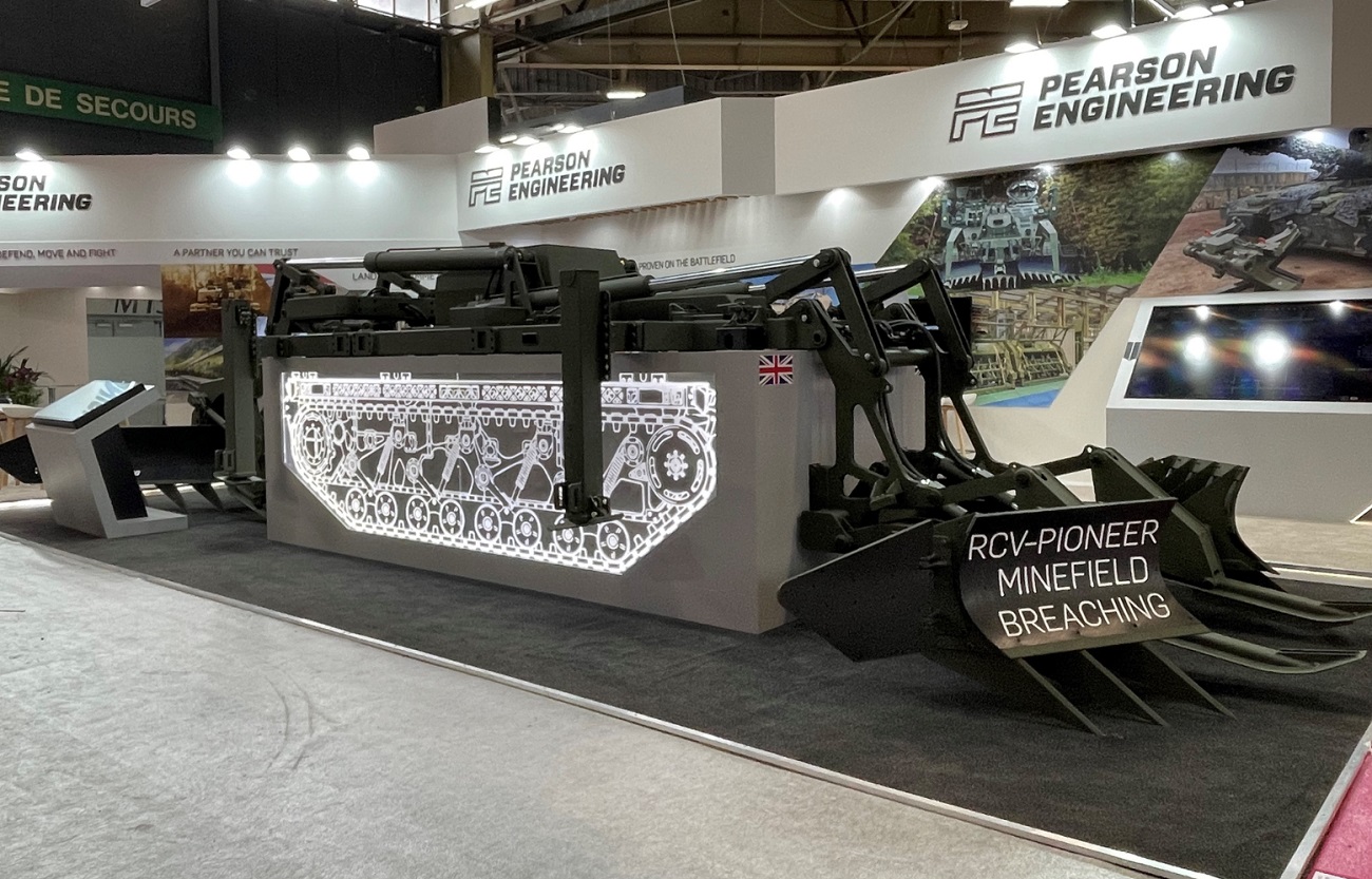 Pearson Engineering Adds to Mine Plough Range with Mission Payload for Robotic Combat Vehicles