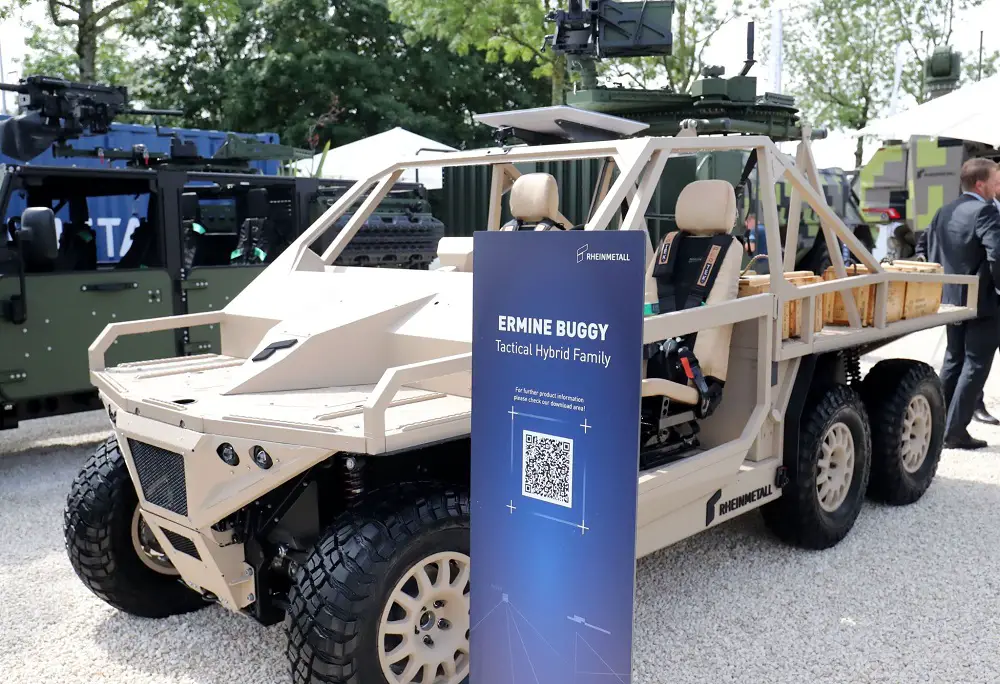Rheinmetall Unveils Ermine Family of Small Tactical Vehicles