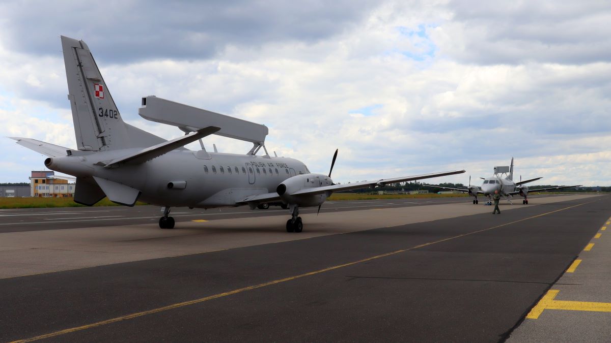 Saab Delivers Second Saab 340 AEW Aircraft to Polish Air Force