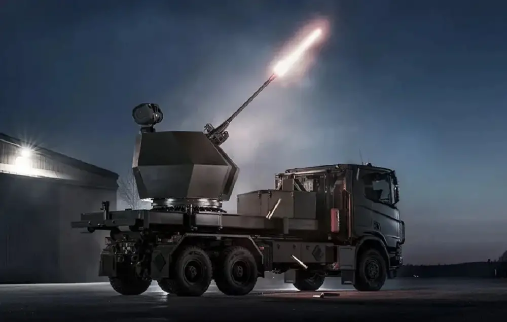 BAE Systems Tridon Mk2 40mm Anti-aircraft System Makes Its Debut at Eurosatory