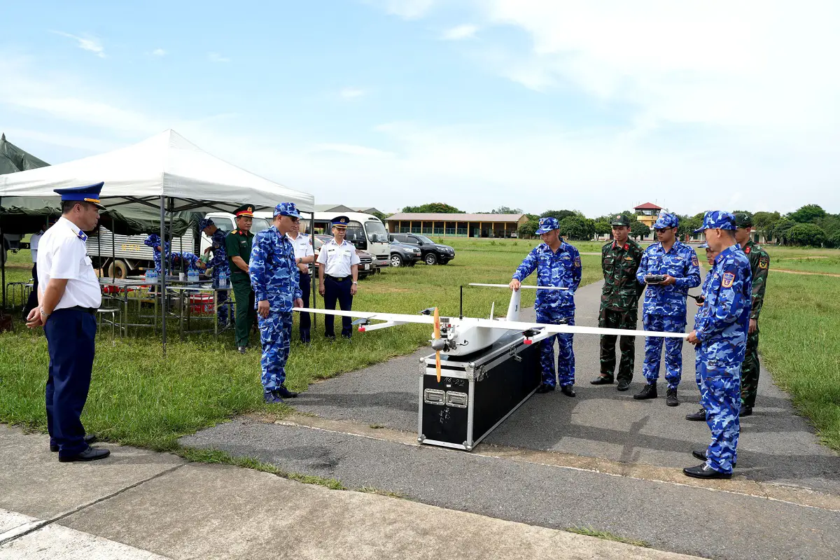 Vietnam Coast Guard Conducted Training of UAV LV-3 Unmanned Aerial Vehicle