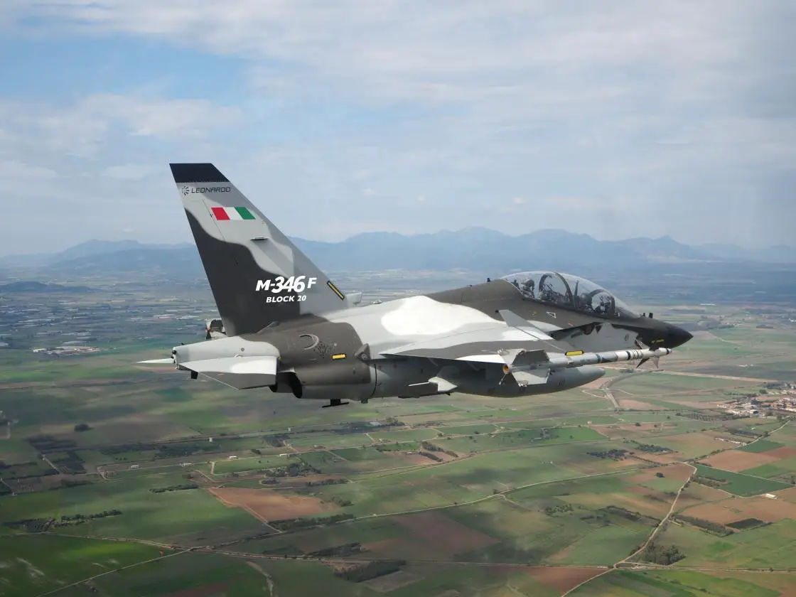 M-346 F Block 20 transonic advanced jet trainers and light combat aircraft