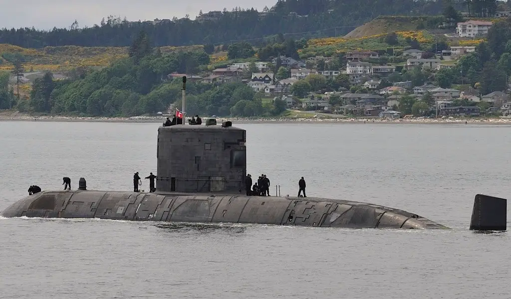 Royal Canadian Navy Victoria-class submarine HMCS Corner Brook (SSK 878)