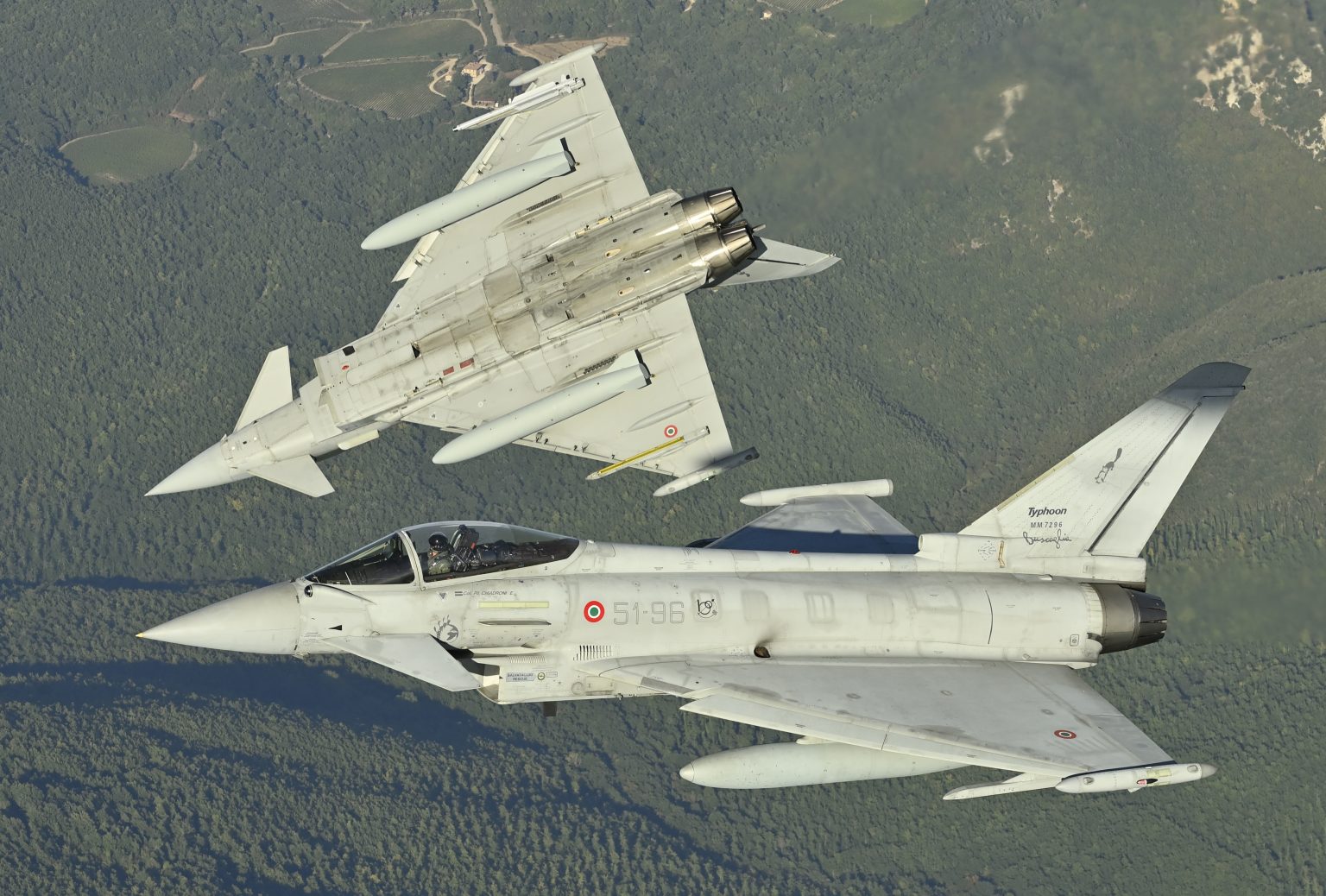 Italian Air Force Purchases 24 New Eurofighter Typhoon Fighter Jets with ECRS Mk2 Radar