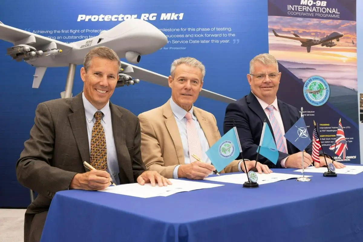 NATO Agency Marks Start of MQ-9 Remotely Piloted Aircraft Support Partnership with UK and Belgium