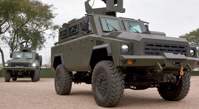 United States Donates 13 Osprea Mamba Mk7 MRAP Vehicles to Uruguayan Army