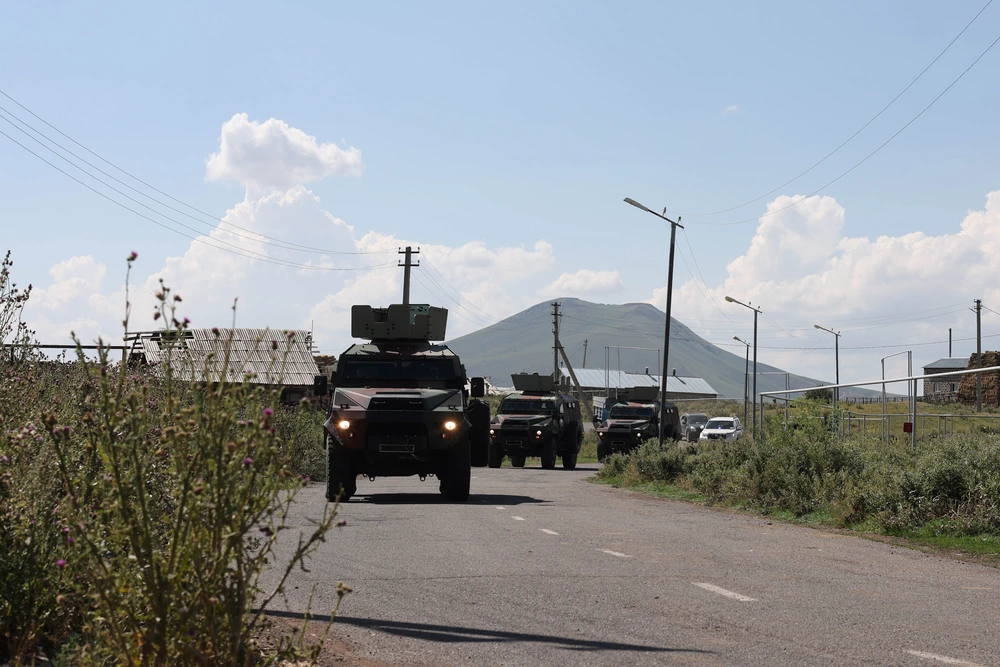 US and Armenian Forces Collaborate Using Bastion APCs for Enhanced Peacekeeping