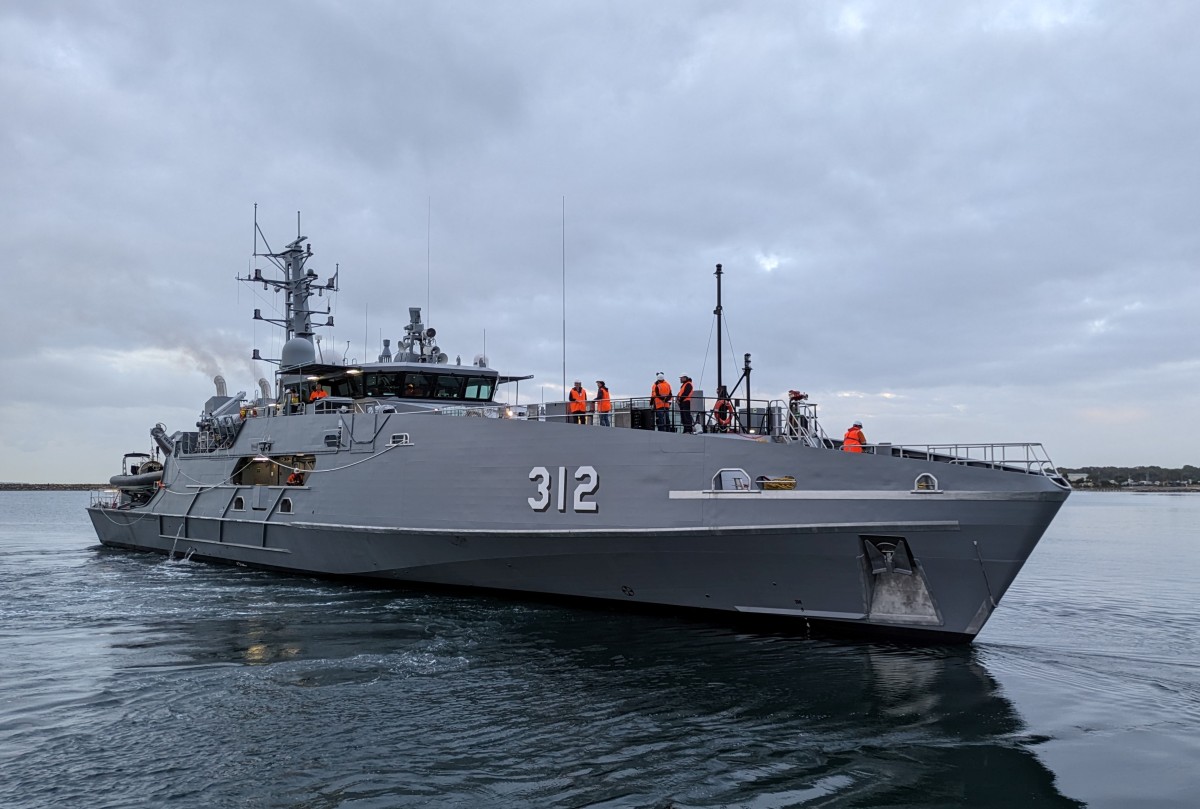 Austal Australia Delivers 7th Evolved Cape-class Patrol Boat to Royal Australian Navy