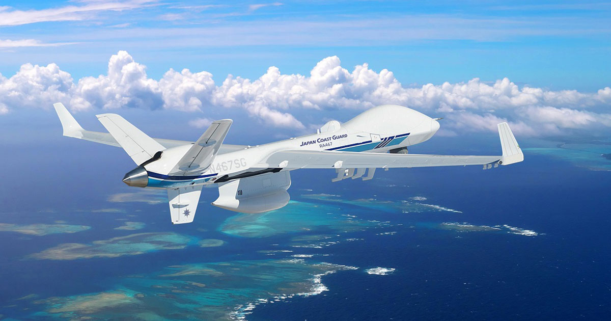 Japan Coast Guard Buys Two SeaGuardian Remotely Piloted Aircrafts from GA-ASI