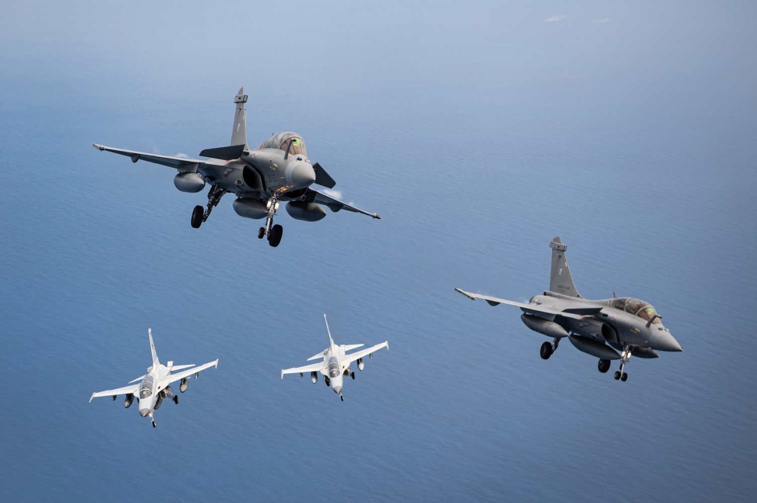 Philippine Air Force Fighters Hold Combat Maneuvers with French Air Force Aircrafts