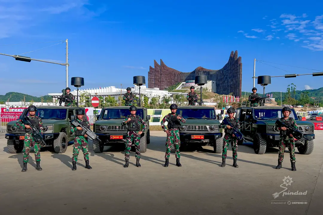 PT Pindad Unveils SPS-1 Anti-Drone Weapon and Maung MV3 Mobile Jammer at Indonesia's New Capital