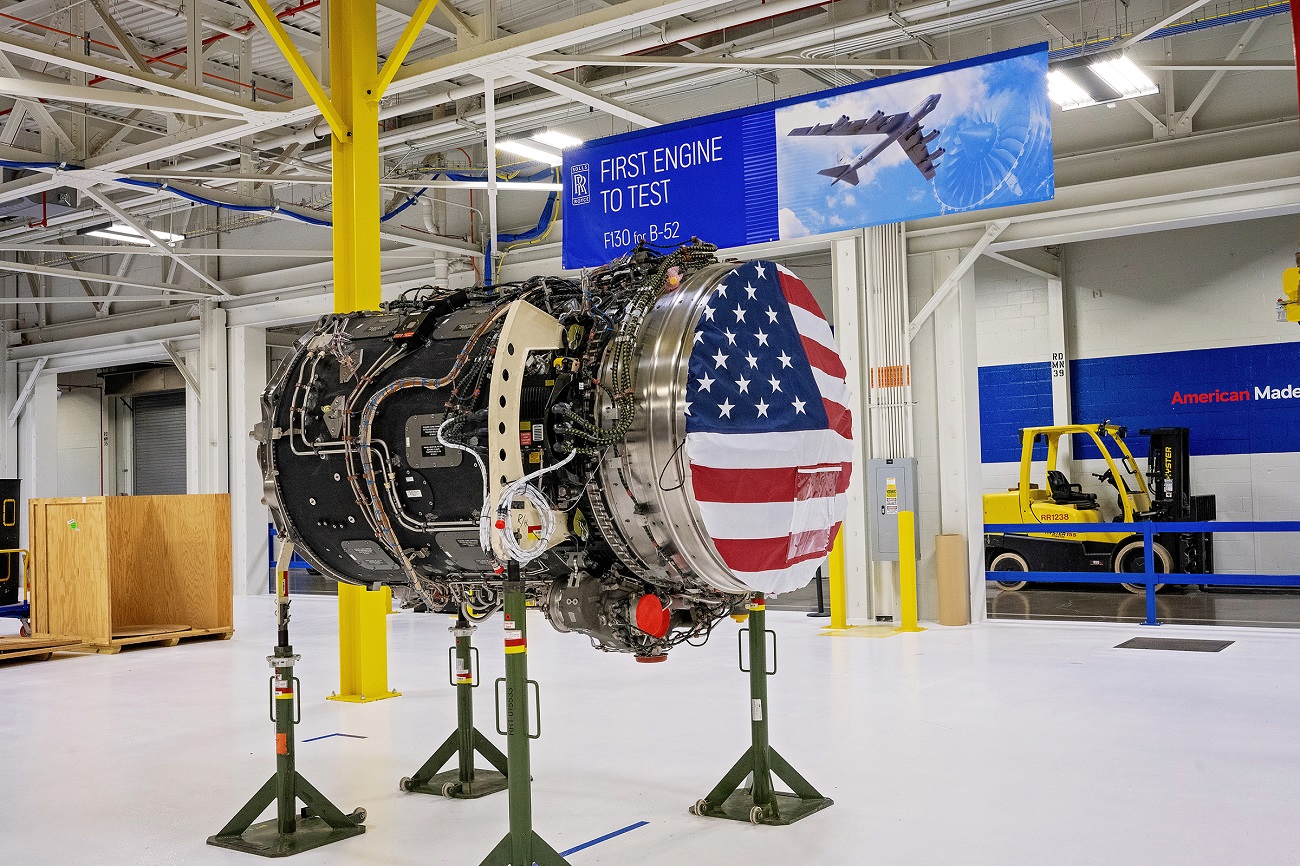 Rolls-Royce Begins F130 Engine Testing in Indianapolis for US Air Force B-52J Stratofortress