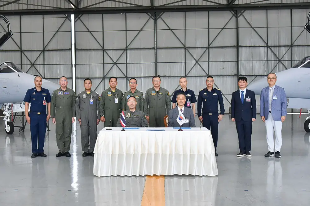 South Korea's KAI and Thailand's TAI Sign Maintenance Repair and Overhaul Center for T-50TH Aircraft