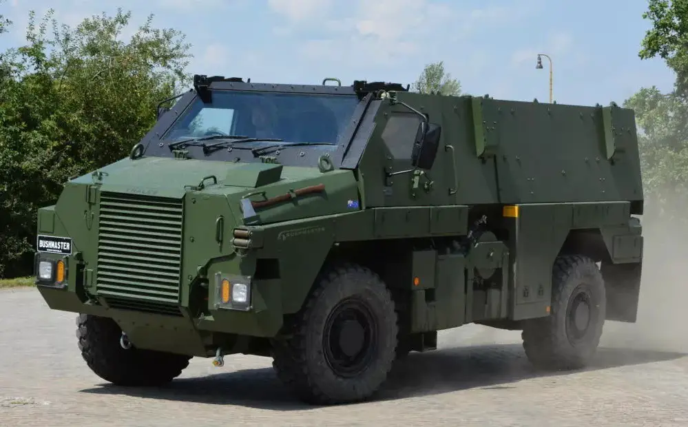 Thales Bushmaster Protected Mobility Vehicle Showcased in the Czech Republic