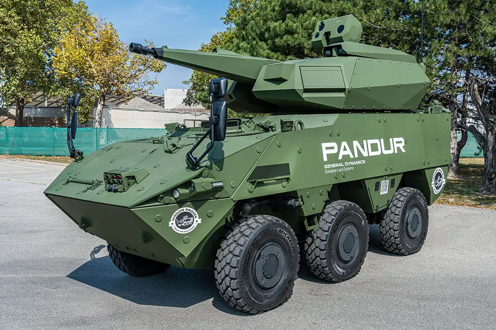 GDELS-Steyr to Present New PANDUR 6×6 EVO SHORAD at AIRPOWER24