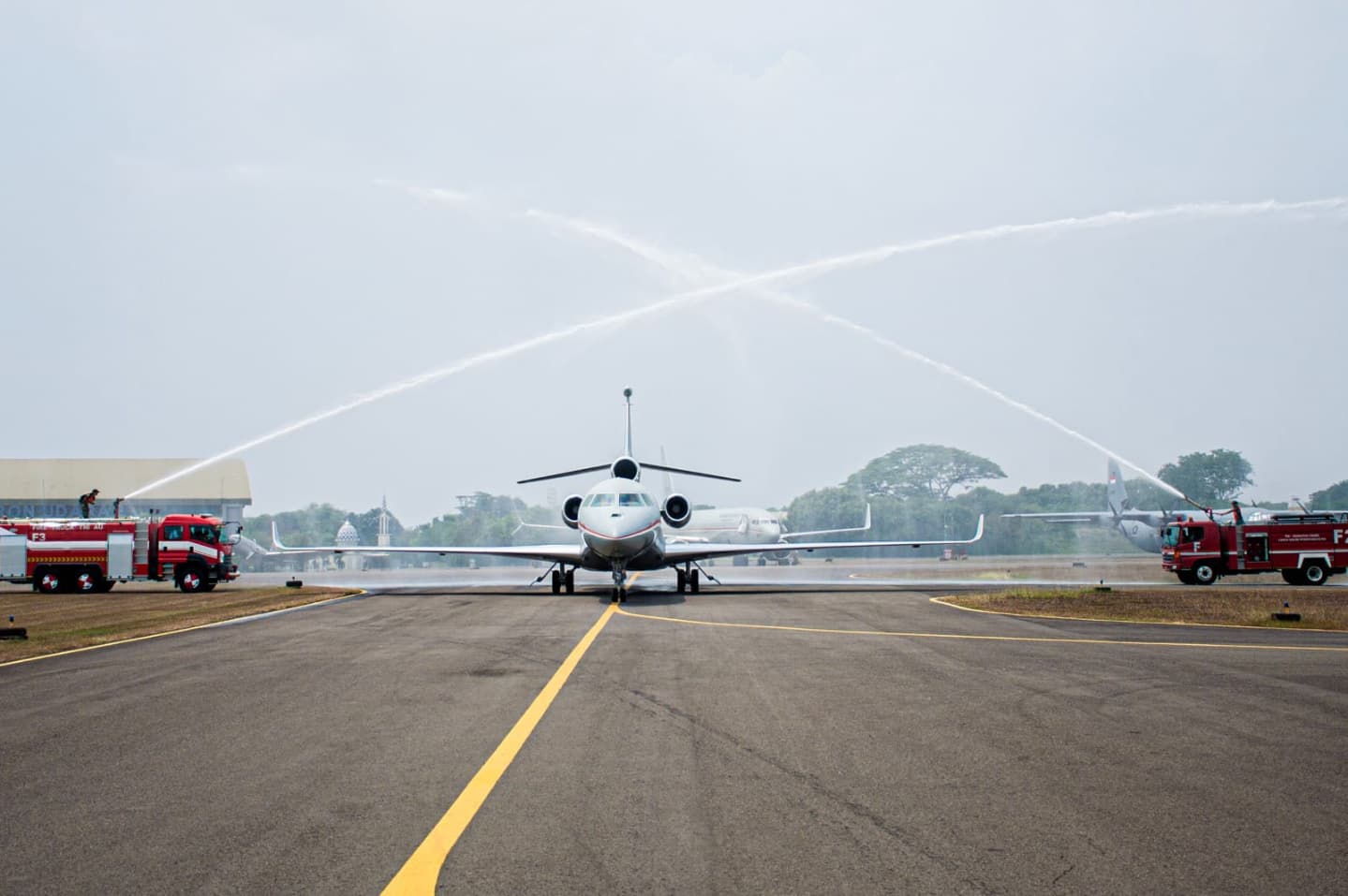 Arrival of the Second Dassault Falcon 8X Strengthens Indonesian Air Force's VVIP Fleet