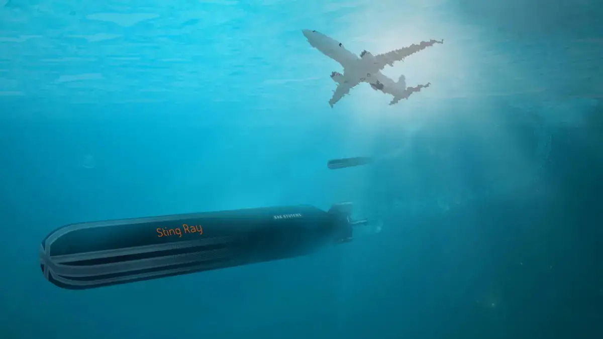 BAE Systems Awarded £60 Million Contract to Upgrade Royal Navy’s Autonomous Sting Ray Lightweight Torpedo