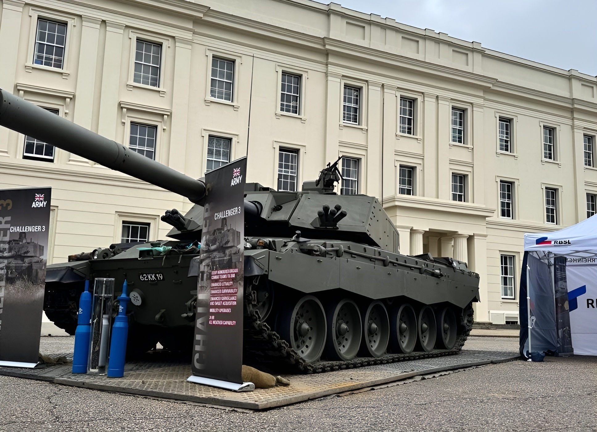 Rheinmetall BAE Systems Land Unveiled Challenger 3 Main Battle Tank at Army Expo 2024