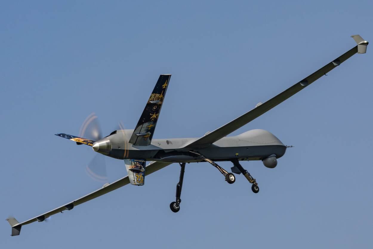 First Royal Netherlands Air Force MQ-9 Reaper Unmanned Aerial Vehicle Flight in Dutch Airspace