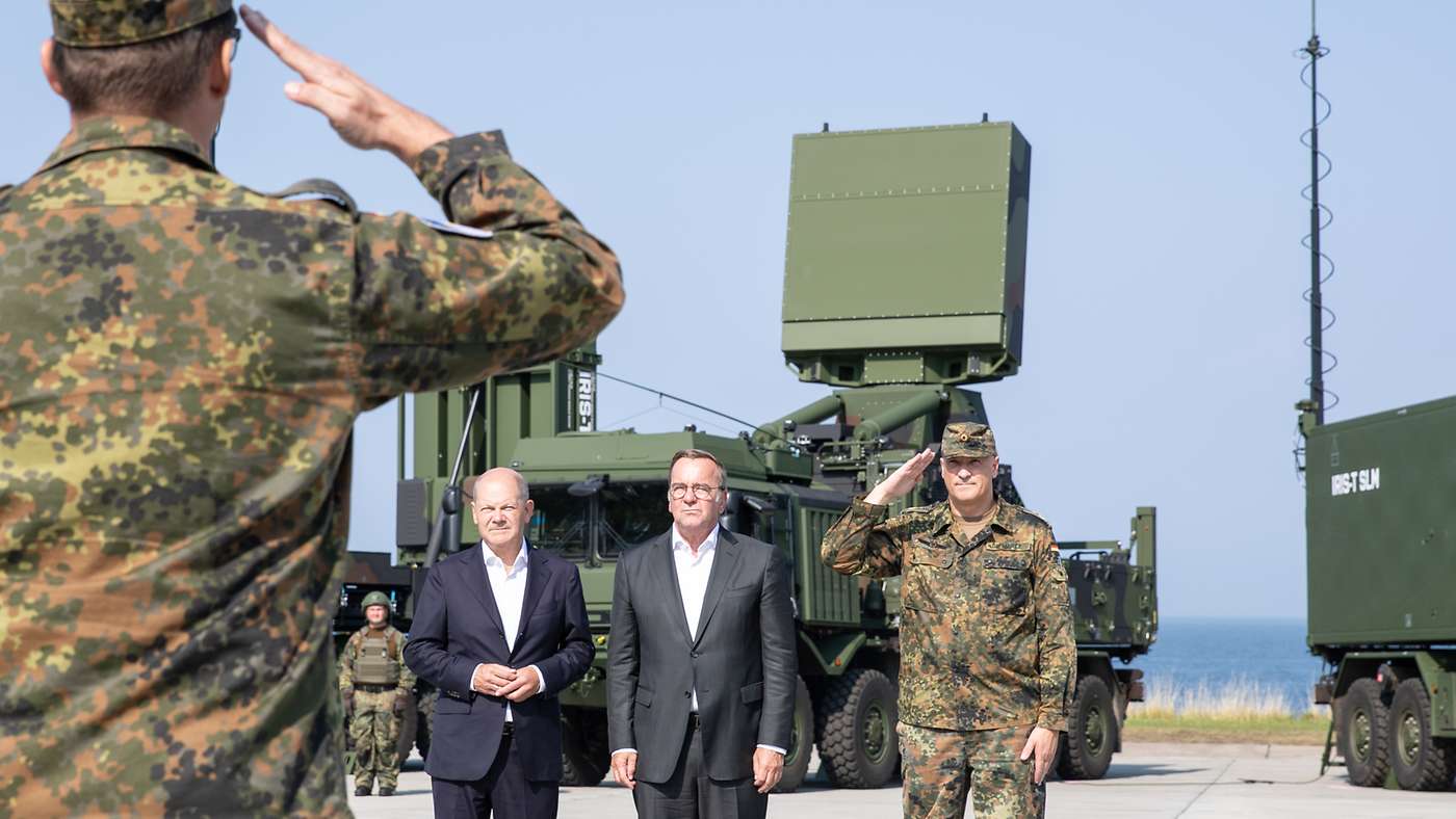 German Air Force Unveils New IRIS-T SLM Air Defense System