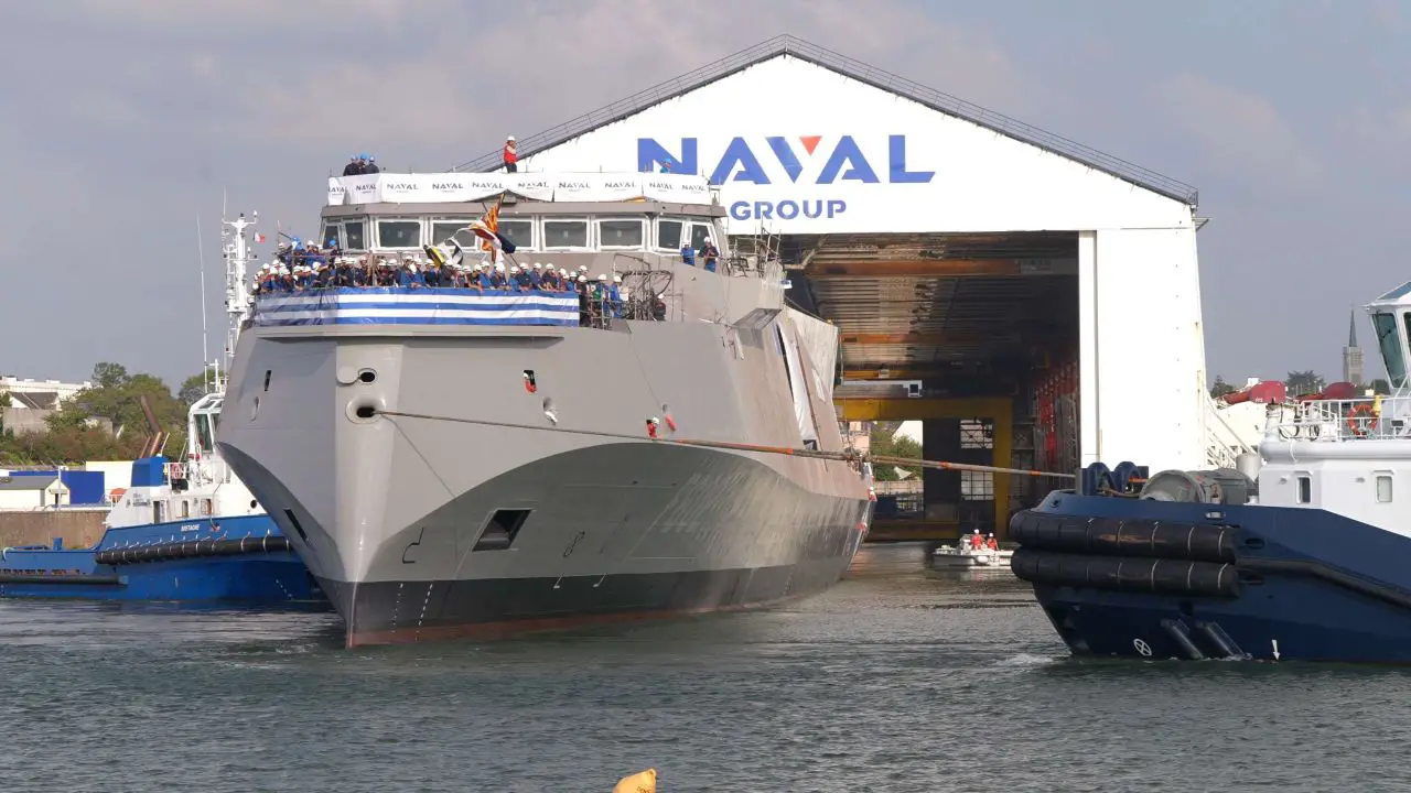 Hellenic Navy Strengthens Naval Power with the Launch of Second FDI Frigate, HS Nearchos