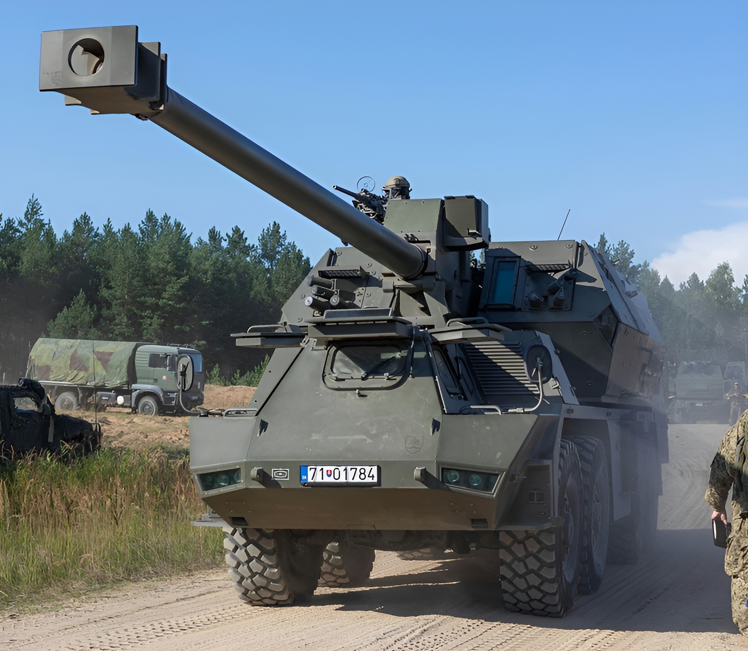 NATO Troops Take Part in Exercise Paladin Strike at Ādaži Military Base, Latvia