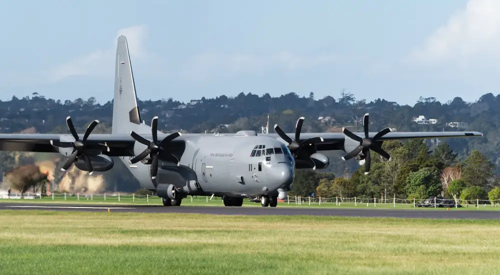 New Royal New Zealand Air Force C-130J Hercules Immediately Put to Work