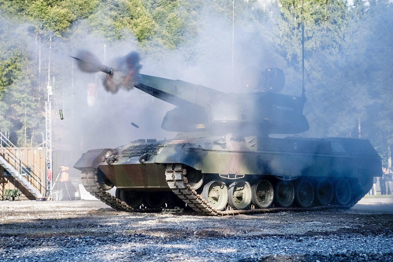 Rheinmetall Unveils Skyranger 35 on Leopard 1 Chassis at Skyranger System Demonstration 2024