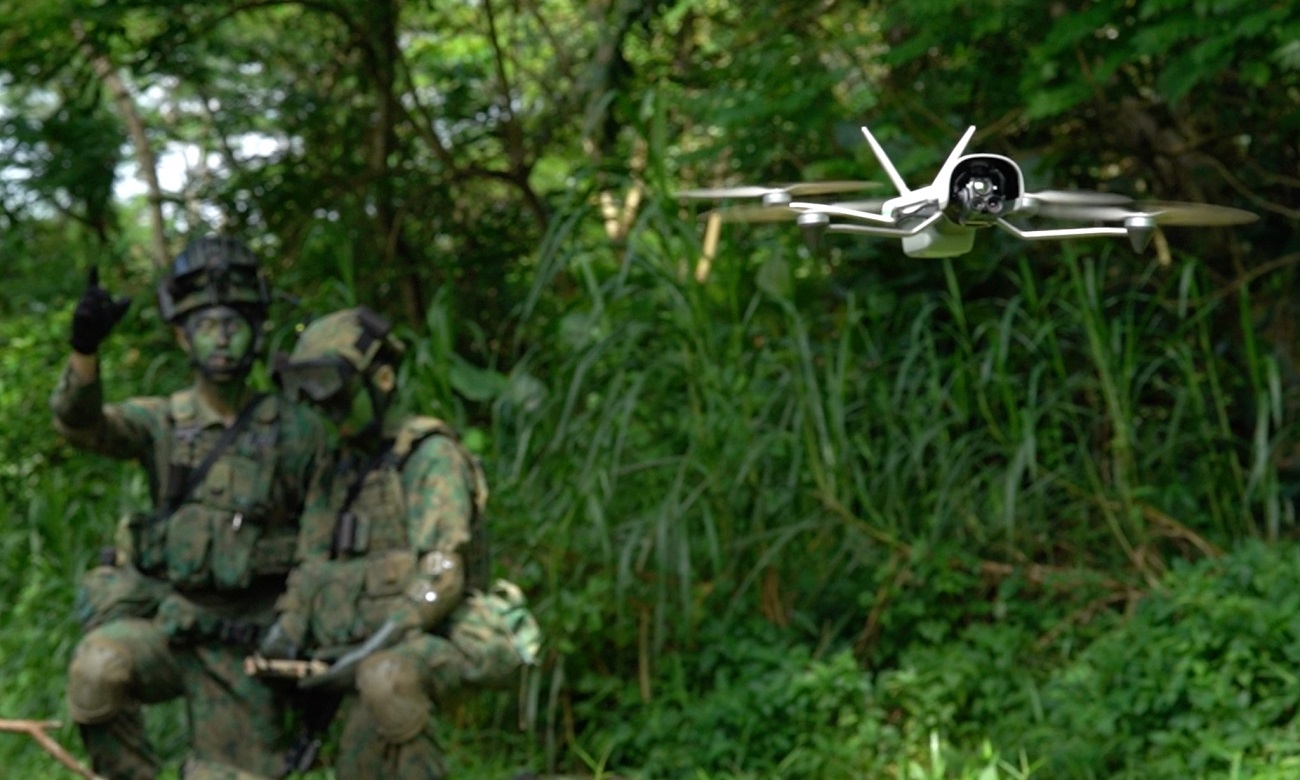 Singapore Army Introduces Vesper Tactical Surveillance Drone