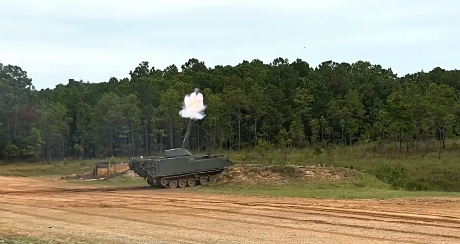 US Army Armoured Multi-Purpose Vehicle Demonstrated the Capabilities of Patria NEMO Turreted Mortar System