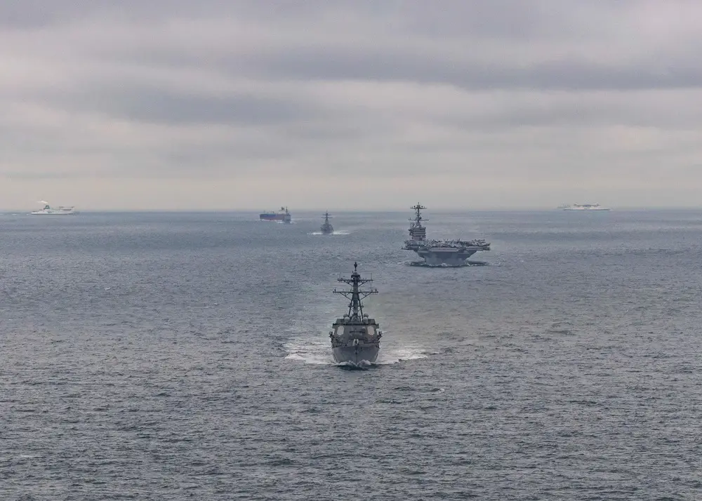 Harry S. Truman Carrier Strike Group (HSTCSG) Destroyers Conduct Barents Sea Operations