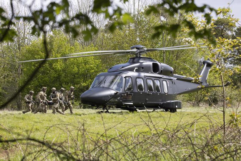 Leonardo AW149 medium-lift, multi-role military helicopter