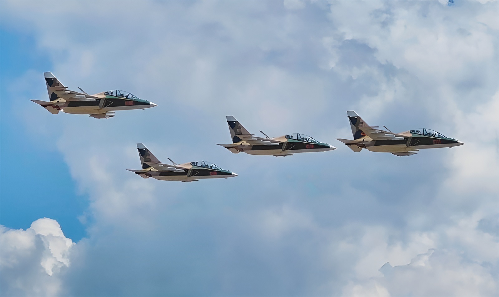 Vietnam People's Air Force Prepares Yak-130 Formation for Historic Aerial Display