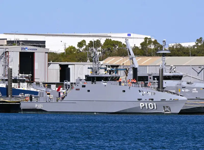 Fijian Navy Takes Ownership of New Guardian-class Patrol Boat