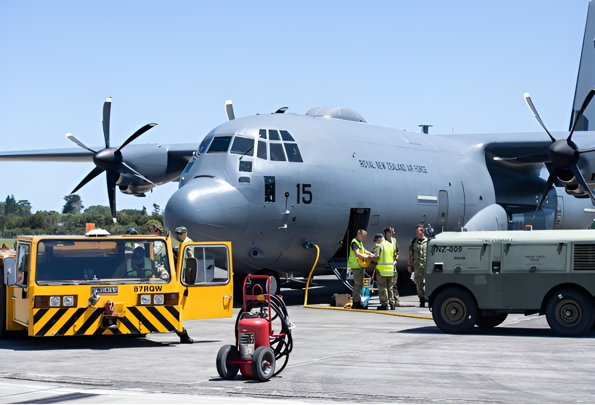 Fifth and final C-130J-30 Hercules for RNZAF (Photo by RNZAF)