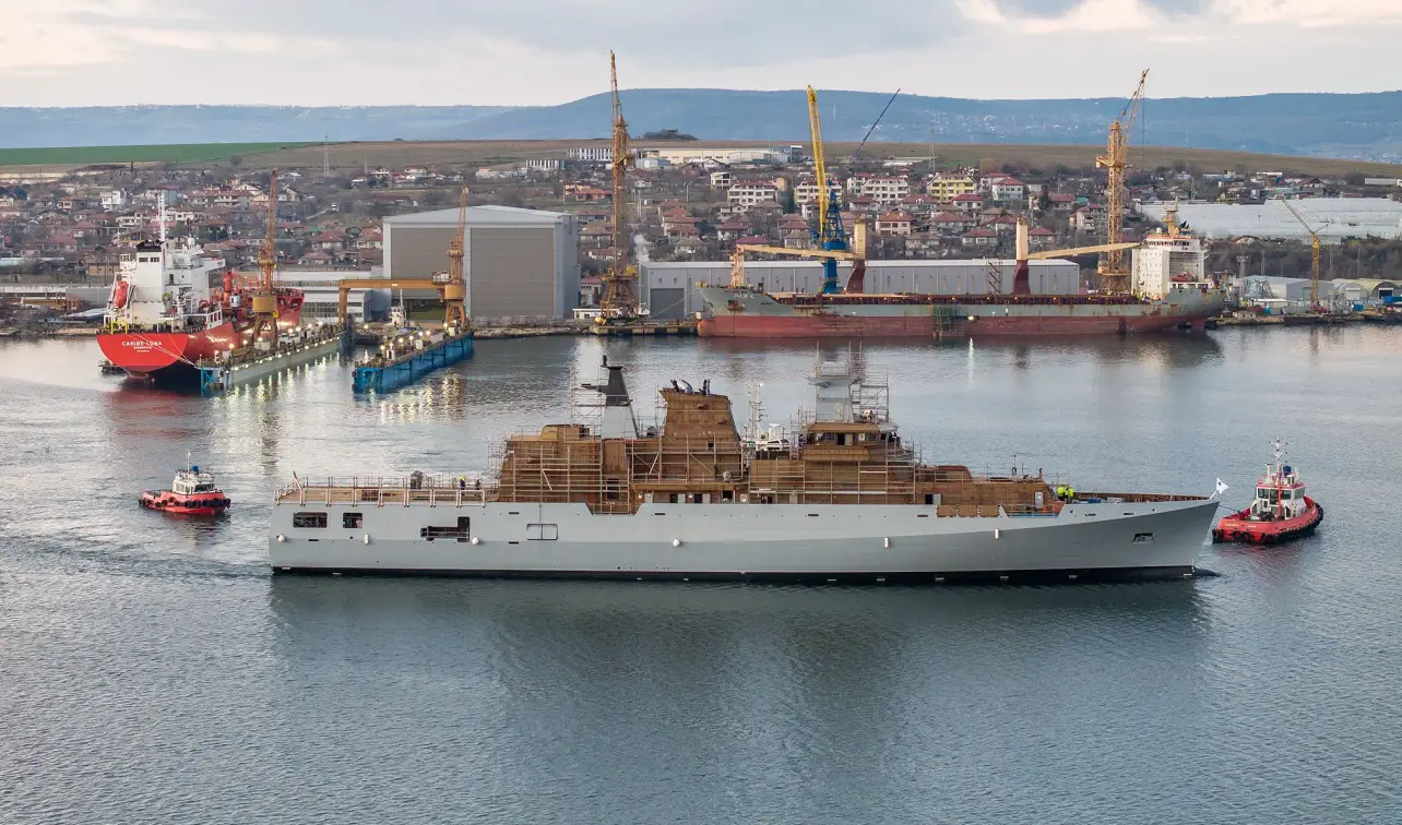 MTG Dolphin Launches Second Multi-Role Patrol Vessel for Bulgarian Navy