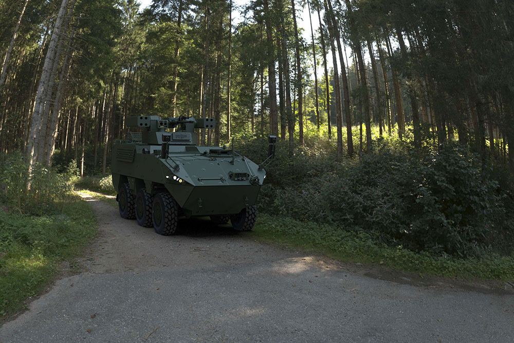 GDELS-Steyr Shows New Air Defense Variant of PANDUR EVO at AUSA Global Force