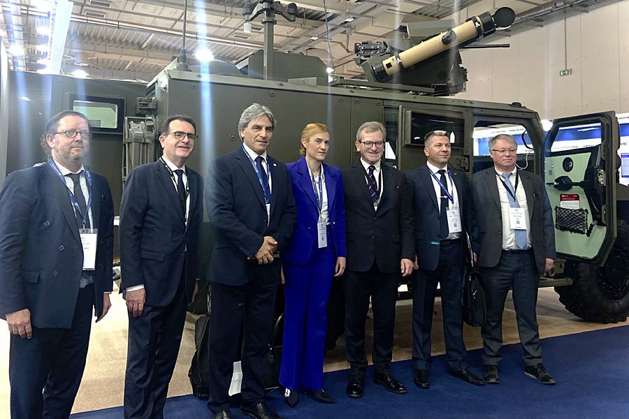 The Cyprus Delegation received by Emmanuel Levacher, Arquus CEO