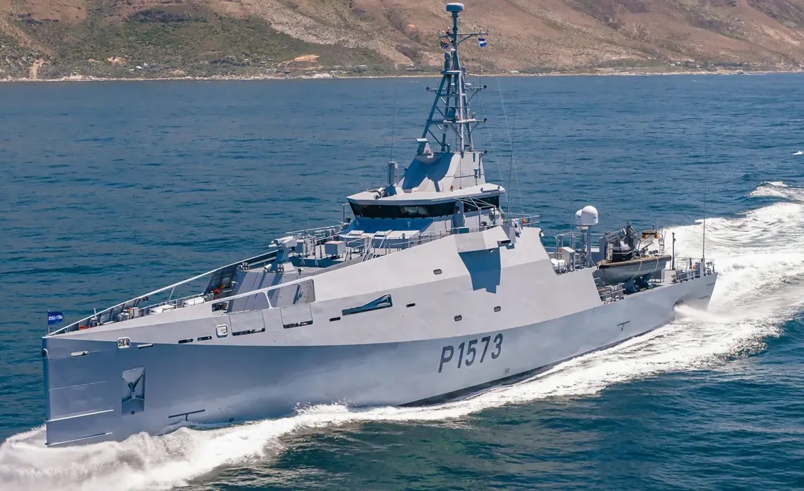 Damen Cape Town Advances Maritime Security with Third Vessel Delivery to South African Navy