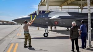 Denmark Ministry of Defence and Lockheed Martin Skunk Works Prove F-35 Interoperability in Flight