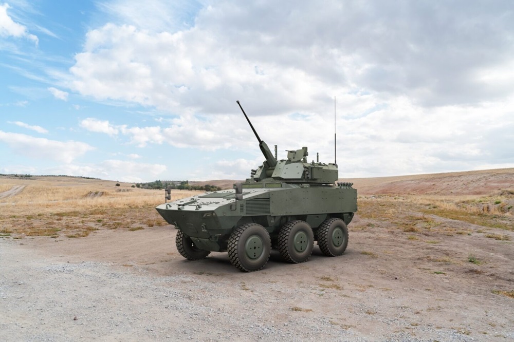 FNSS PARS ALPHA 6X6 wheeled armoured combat vehicle and Cockerill 3030 turret.