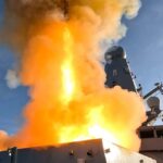 Royal Navy HMS Dragon (D35) Destroys Supersonic Missile in Historic