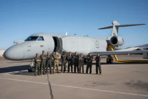 US Air Force 43rd Electronic Combat Squadron Completes First EA-37B Compass Call Training Mission