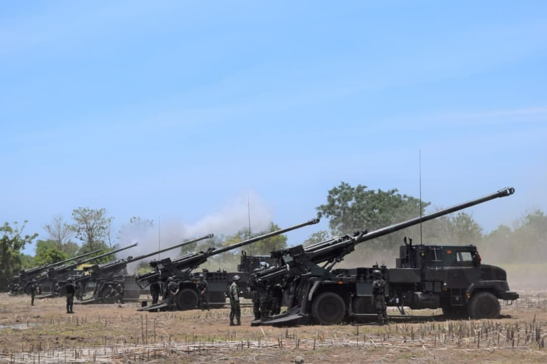 Indonesian Army Caesar Self-propelled Howitzer